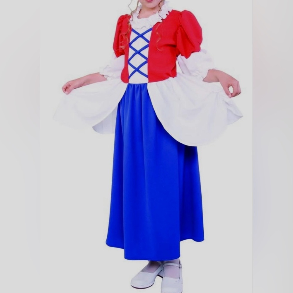 Betsy Ross Colonial Patriotic Child Costume L- 12/14 America 4th Of July